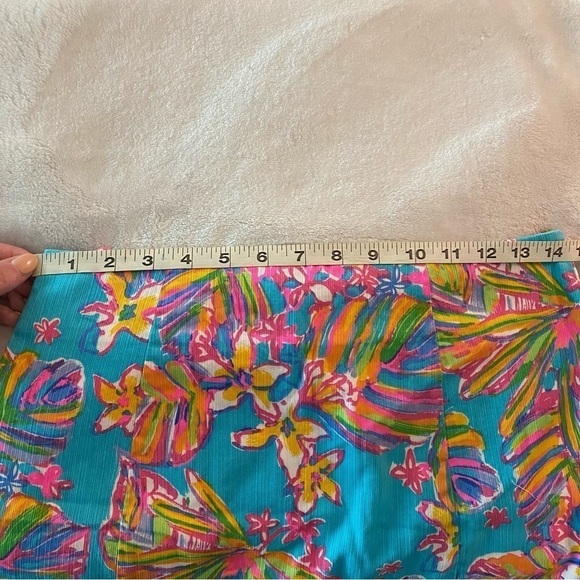 Lilly Pulitzer | Sea Blue Summer Haze January Skort Size 4 - Picture 7 of 7